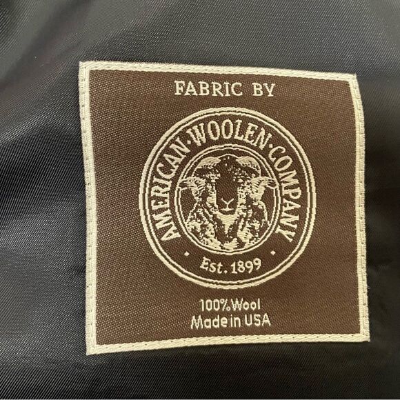 J Crew Ludlow Blazer Sport Coat Men’s Blazer 44L Blue American Woolens 2 Btn - Picture 10 of 14